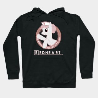 Heal the shit out of you - Nurse Red Heart Hoodie